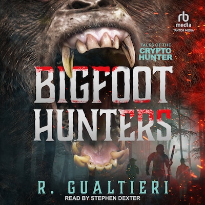 Bigfoot Hunters – omslag til lydbogen af R. Gualtieri