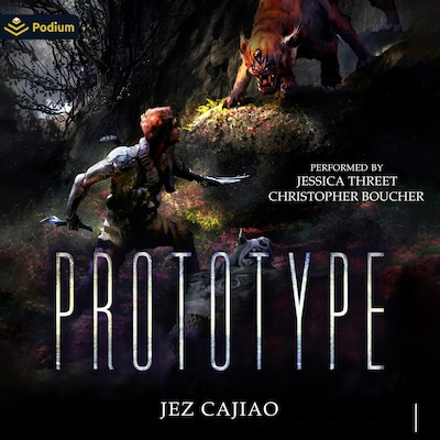 Prototype – omslag til lydbogen af Jez Cajiao