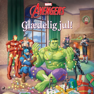 Avengers - Glædelig jul! – omslag til lydbogen af Marvel