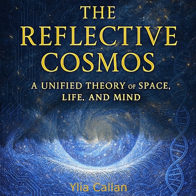 The Reflective Cosmos – omslag til lydbogen af Ylia Callan
