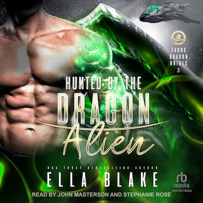 Hunted by the Dragon Alien – omslag til lydbogen af Ella Blake