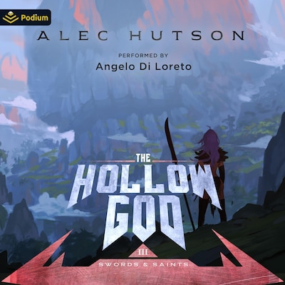 The Hollow God – omslag til lydbogen af Alec Hutson