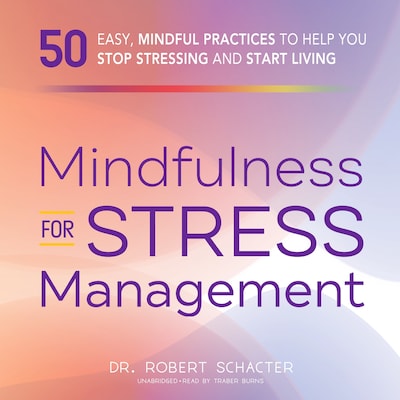 Mindfulness for Stress Management – omslag til lydbogen af Robert Schacter