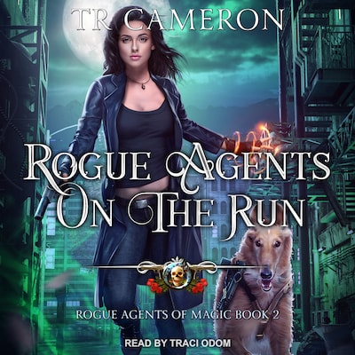 Rogue Agents on the Run – omslag til lydbogen af TR Cameron, Martha Carr, Michael Anderle