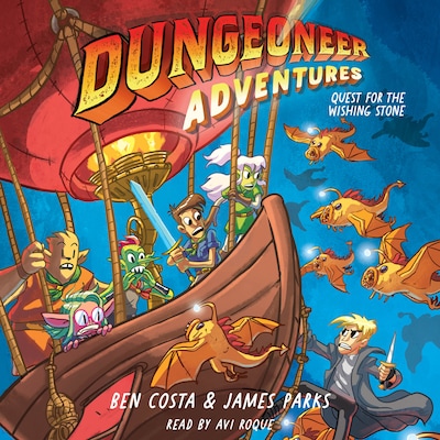 Dungeoneer Adventures 3 – omslag til lydbogen af Ben Costa, James Parks