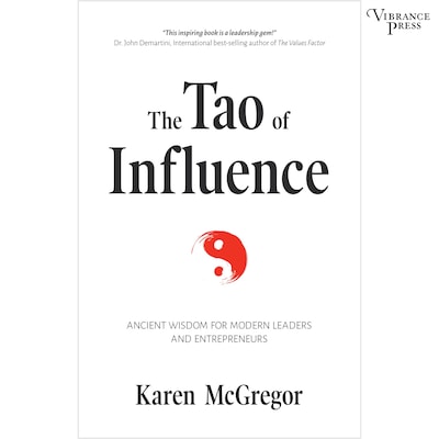 The Tao of Influence – omslag til lydbogen af Karen McGregor
