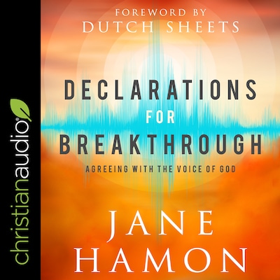 Declarations for Breakthrough – omslag til lydbogen af Jane Hamon