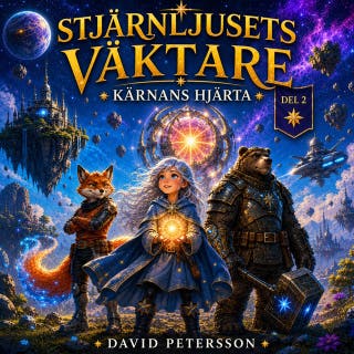 Stjärnljusets väktare – Kärnans hjärta – omslag till ljudboken av David Petersson