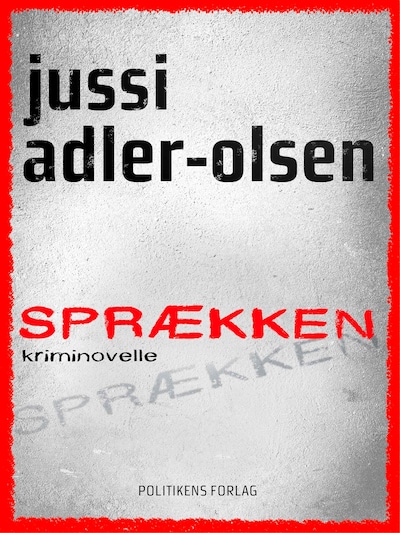 Sprækken – omslag til lydbogen af Jussi Adler-Olsen