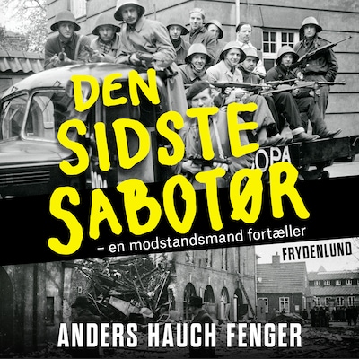 Den sidste sabotør – omslag til lydbogen af Anders Hauch Fenger