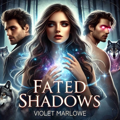 Fated Shadows – omslag till ljudboken av Violet Marlowe