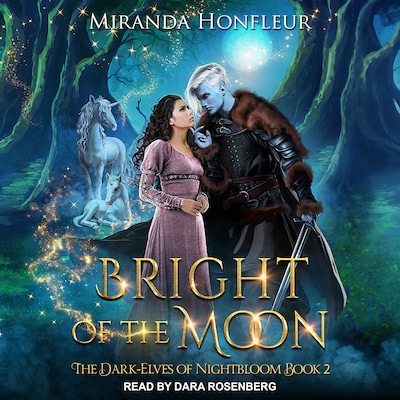 Bright of the Moon – omslag til lydbogen af Miranda Honfleur