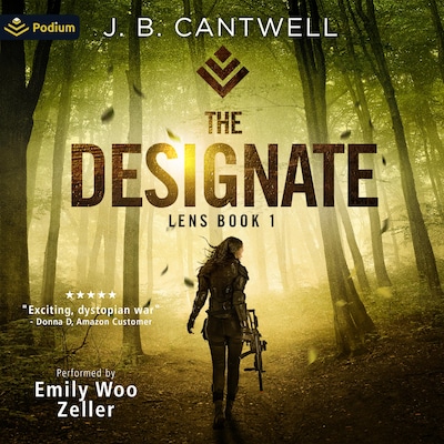The Designate – omslag til lydbogen af J.B. Cantwell