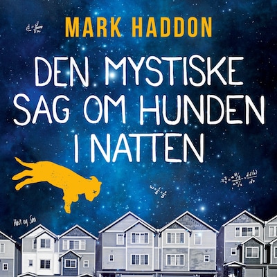 Den mystiske sag om hunden i natten – omslag til lydbogen af Mark Haddon