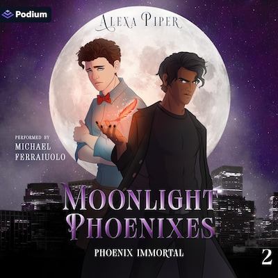 Moonlight Phoenixes – omslag til lydbogen af Alexa Piper