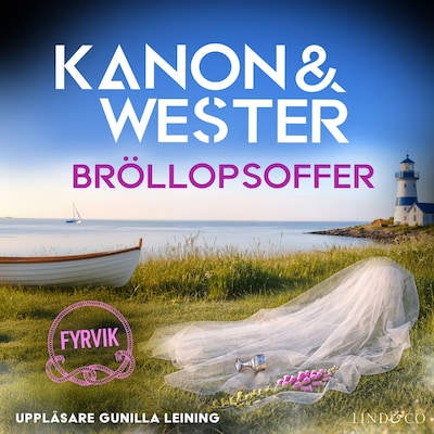 Bröllopsoffer – omslag till ljudboken av Anna Wester, Marie-Louise Kanon