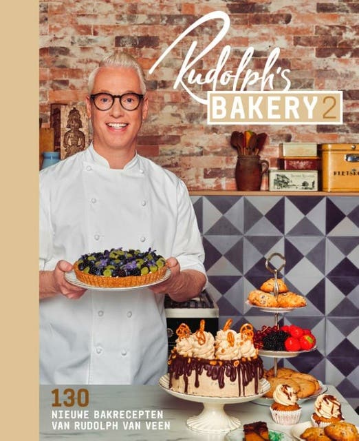 Rudolph's Bakery 2: 130 nieuwe favorieten van Rudolph van Veen – omslag van het luisterboek van Rudolph van Veen