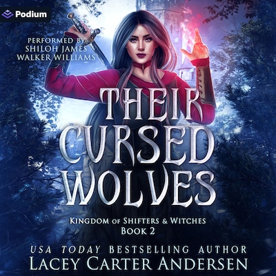 Their Cursed Wolves – omslag til lydbogen af Lacey Carter Andersen