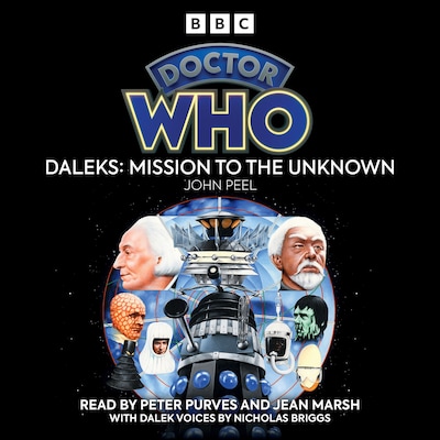 Doctor Who Daleks: Mission To The Unknown – omslag til lydbogen af John Peel