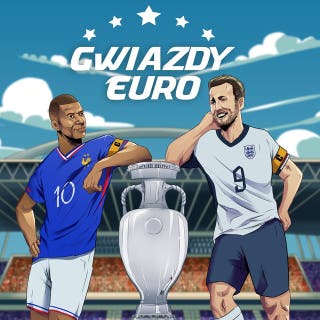 Gwiazdy Euro – okładka audiobooka, autor Mirosław Winiarczyk