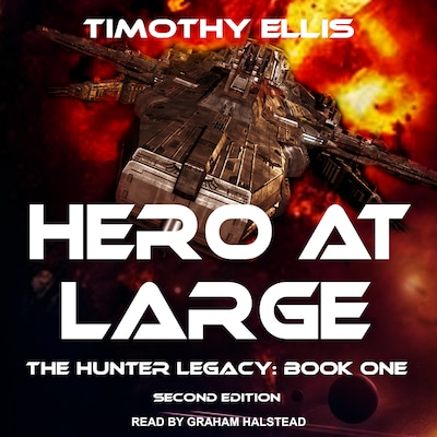 Hero at Large – omslag til lydbogen af Timothy Ellis