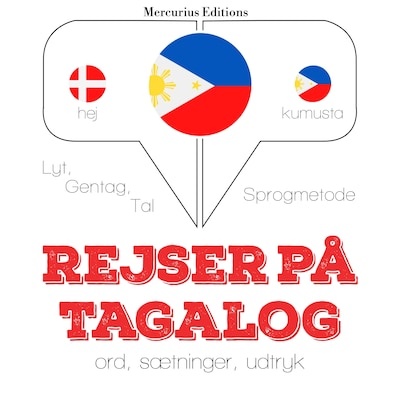Rejser på Tagalog – omslag til lydbogen af JM Gardner