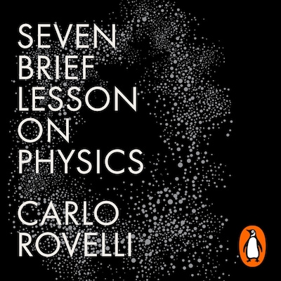 Seven Brief Lessons on Physics – omslag til lydbogen af Carlo Rovelli