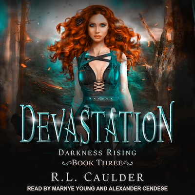 Devastation – omslag til lydbogen af R.L. Caulder