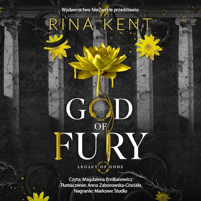 God of Fury – okładka audiobooka, autor Rina Kent