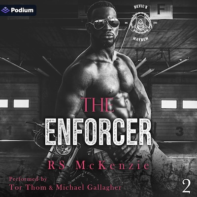 The Enforcer – omslag til lydbogen af RS McKenzie