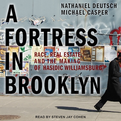 A Fortress in Brooklyn – omslag til lydbogen af Nathaniel Deutsch, Michael Casper