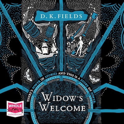 Widow's Welcome – omslag til lydbogen af D.K. Fields