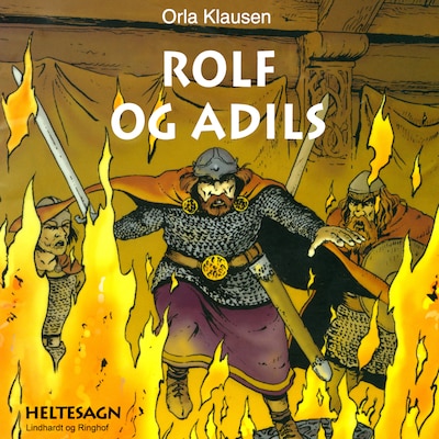 Rolf og Adils – omslag til lydbogen af Orla Klausen