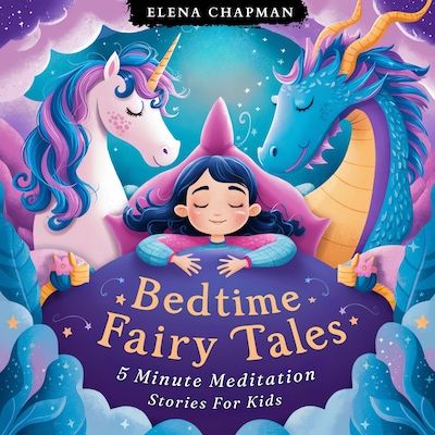 Bedtime Fairy Tales. 5 Minute Meditation Stories For Kids – omslag til lydbogen af Elena Chapman, Kids Trivia
