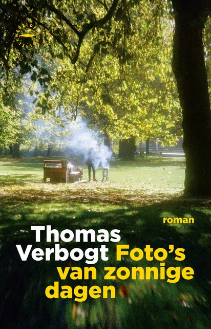 Foto's van zonnige dagen – omslag van het luisterboek van Thomas Verbogt