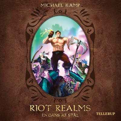 Riot Realms #1: En dans af stål – omslag til lydbogen af Michael Kamp