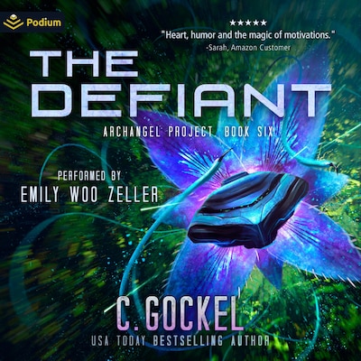 The Defiant: An Archangel Project Story – omslag til lydbogen af C. Gockel