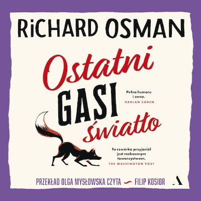Ostatni gasi światło – okładka audiobooka, autor Richard Osman