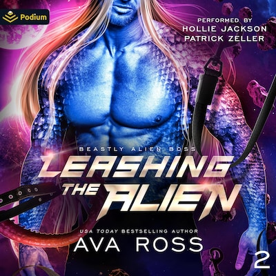 Leashing the Alien – omslag til lydbogen af Ava Ross