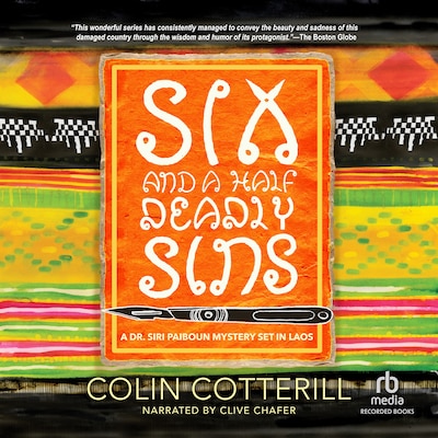 Six and a Half Deadly Sins – omslag van het luisterboek van Colin Cotterill