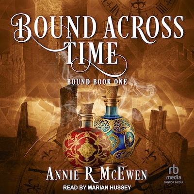 Bound Across Time – omslag til lydbogen af Annie R McEwen