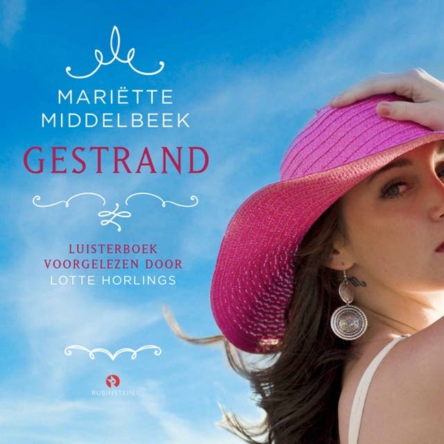 Gestrand – omslag van het luisterboek van Mariette Middelbeek