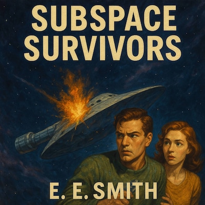 Subspace Survivors – omslag til lydbogen af E. E. Smith