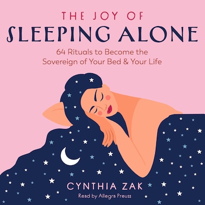 The Joy of Sleeping Alone – omslag til lydbogen af Cynthia Zak