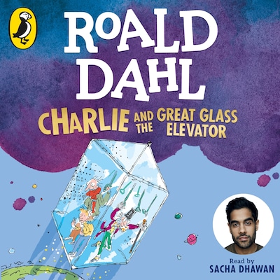 Charlie and the Great Glass Elevator – omslag til lydbogen af Roald Dahl