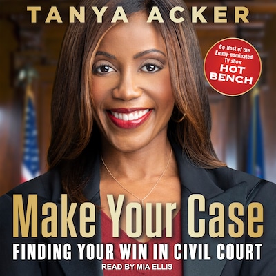 Make Your Case – omslag til lydbogen af Tanya Acker