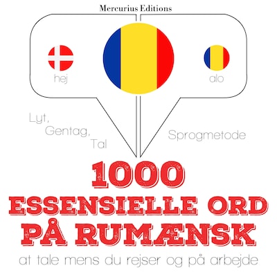 1000 essentielle ord på rumænsk – omslag til lydbogen af JM Gardner