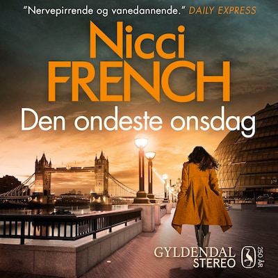 Den ondeste onsdag – omslag til lydbogen af Nicci French