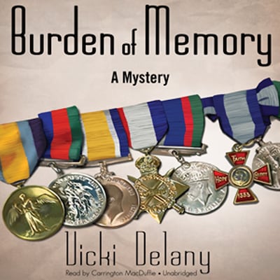Burden of Memory – omslag til lydbogen af Vicki Delany