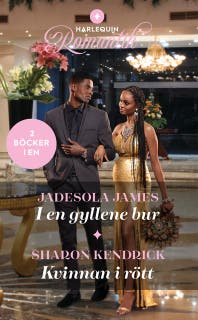I en gyllene bur / Kvinnan i rött – omslag till ljudboken av Jadesola James,Sharon Kendrick